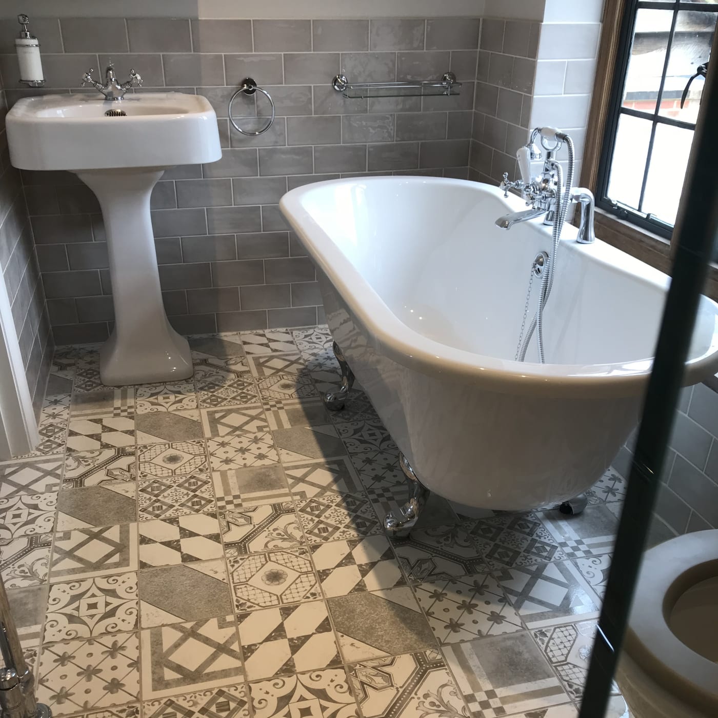 Bathroom Floor and Wall Tiling