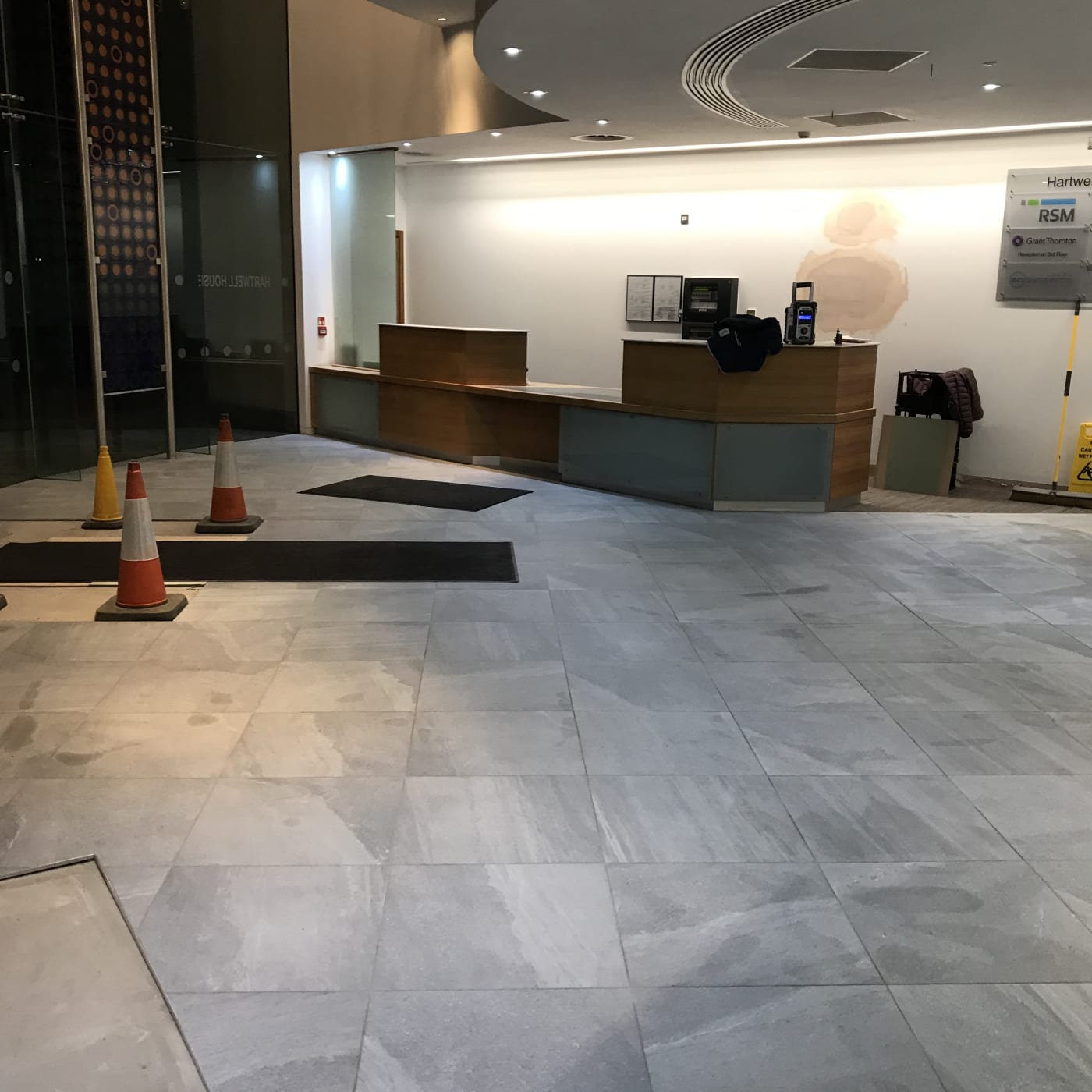 Commercial Floor Tiling Installation