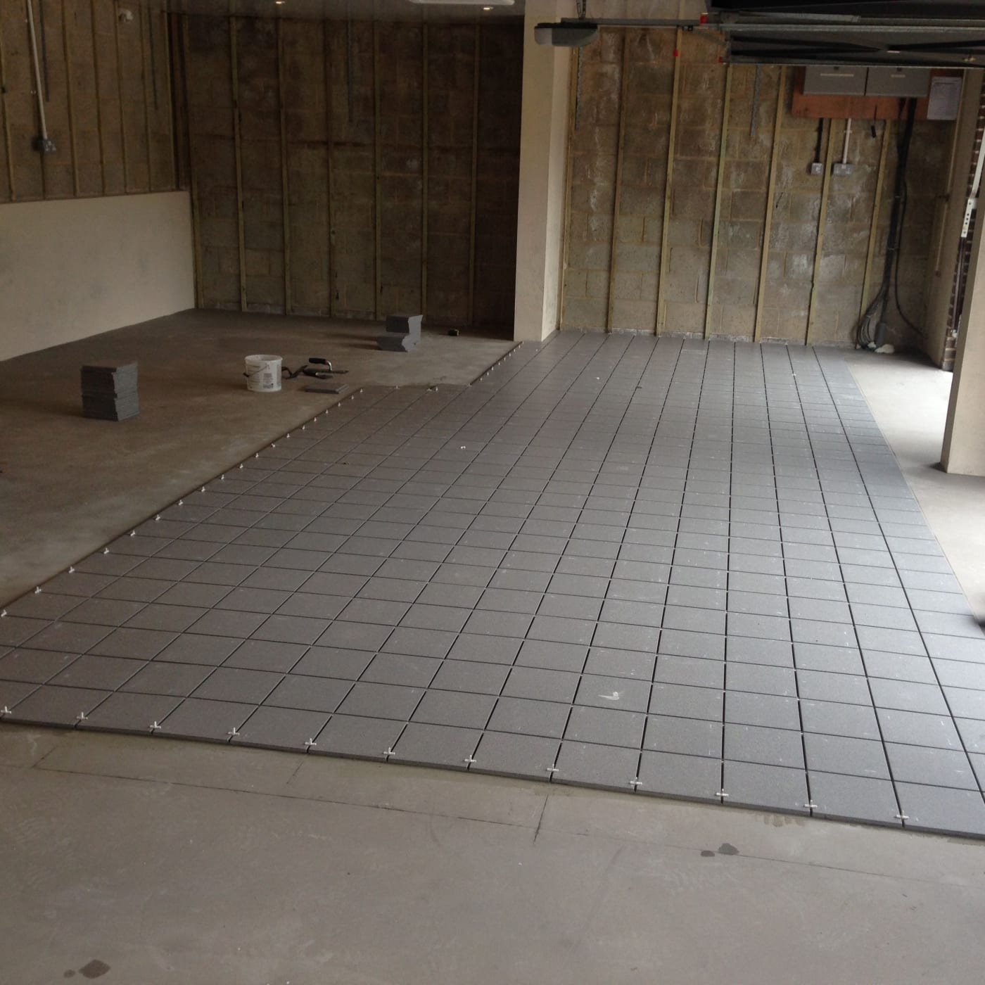 Garage Floor Tiling